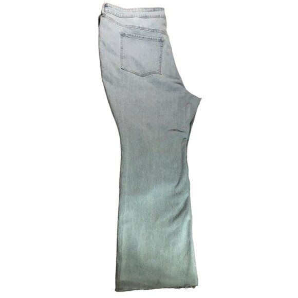 OLD NAVY HIGH RISE KICKER BOOT CUT 5 button Fly WOMEN'S size 28 JEANS Stretch - Picture 3 of 8